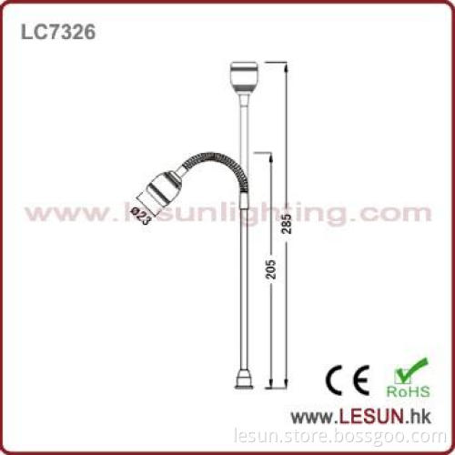 Hot sales 1W led goose neck lamp for hotel project LC7326